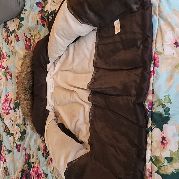 Calvin Klein 1X brown down winter coat - Picture 8 of 14